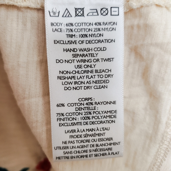 Kimchi Blue Embroidered Lace Poncho Tee - Picture 9 of 9